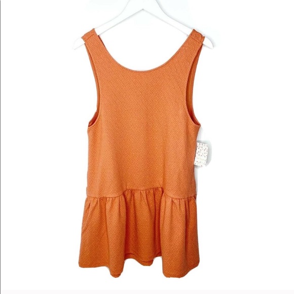 NWTs FREE PEOPLE • Easy Street Coral Mini Dress - Picture 5 of 6